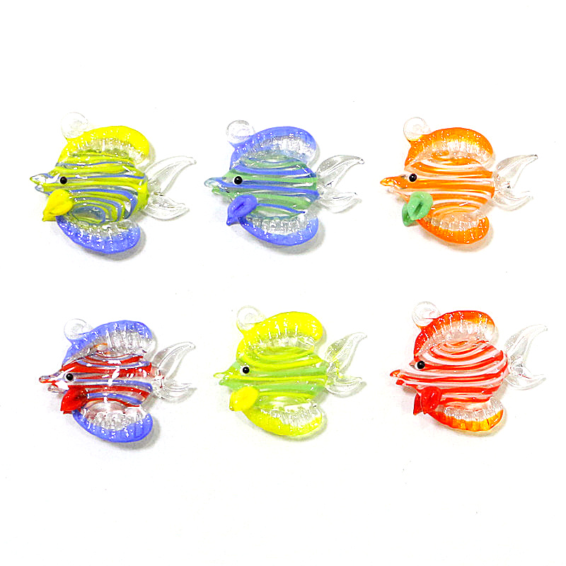 Aquarium Mini Fish - 2Pcs Mini Marine Fish Figurine Glass