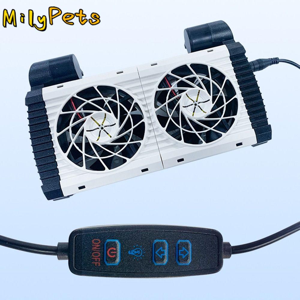 Aquarium Fish Uk - 1/2/3/4/5Heads Fish Tank Cooling Fan EU/US/UK