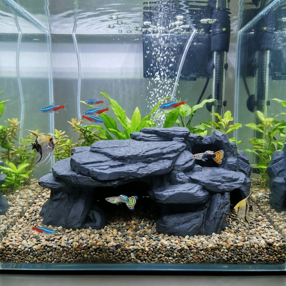 3D Printing Fish Tank Rockery  - Aquarium Fish Hiding Places review and price