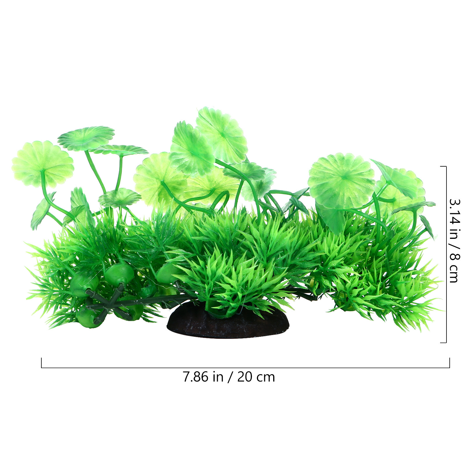 2Pcs Vivid Plastic Artificial  - Aquarium Fish Low Maintenance review and price