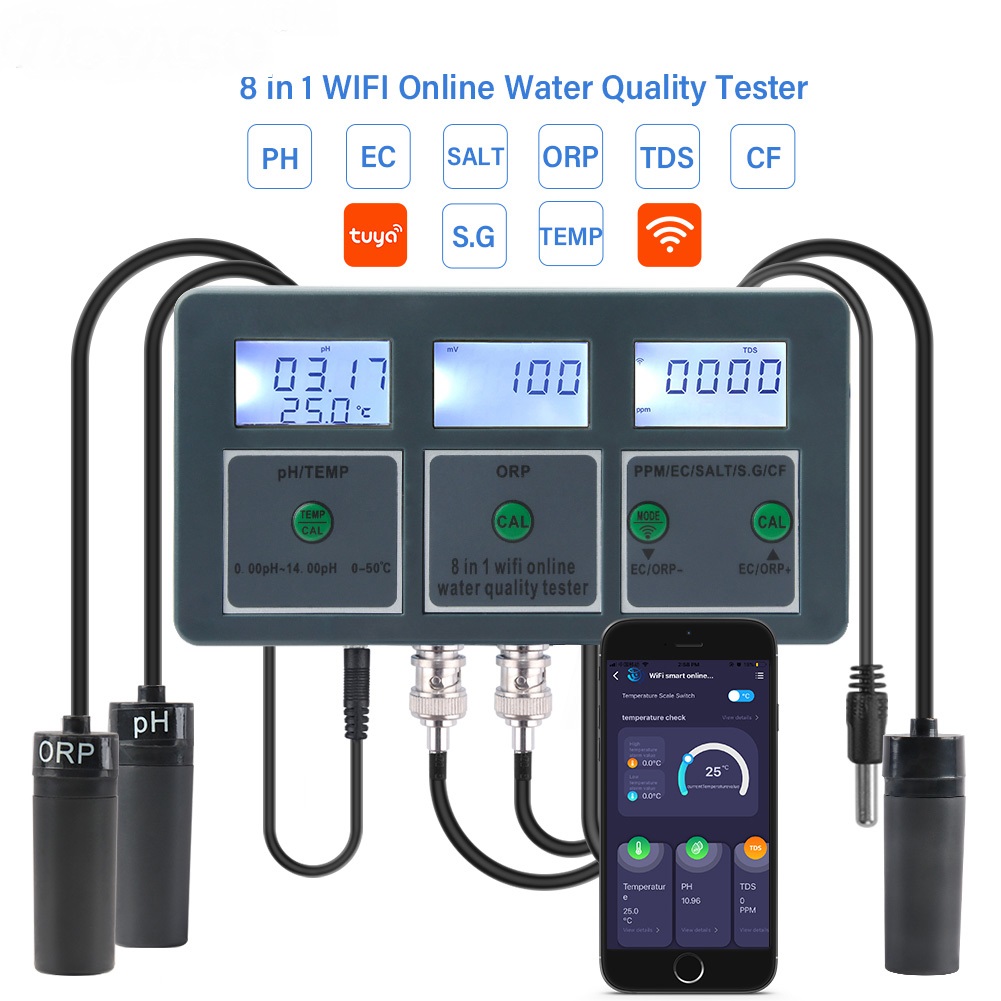 Tuya WiFi Digital PH ORP TDS E - Aquarium Fish In Online review and price