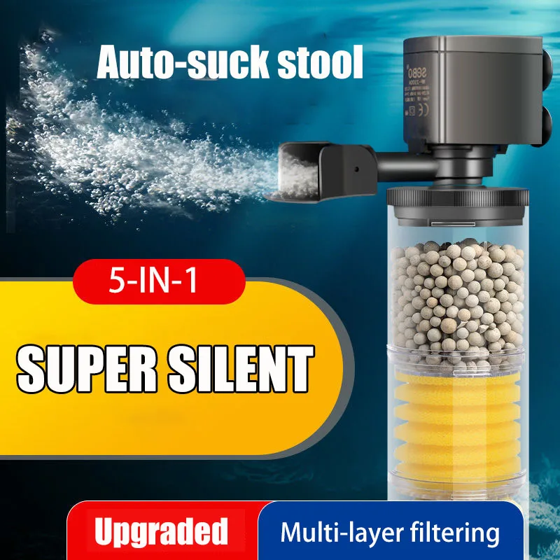 220V 50Hz Silent Filter for Aq - Aquarium Fish Images review and price