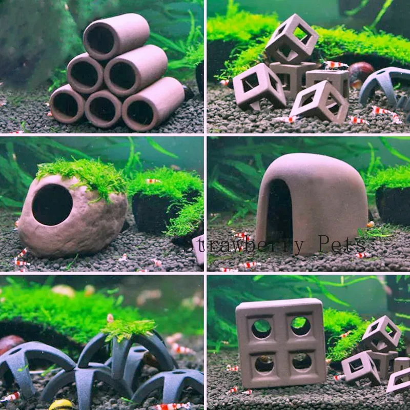 Ceramic Aquarium Decoration Fi - Aquarium Fish Hiding Places review and price