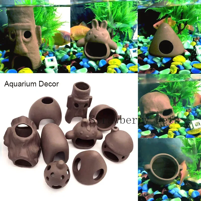Ceramic Aquarium Decoration Fi - Aquarium Fish Hiding Places review and price