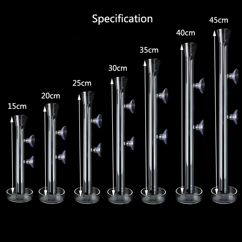 Glass Aquarium Feeder Tube Dis - Aquarium Fish Holiday Food review and price