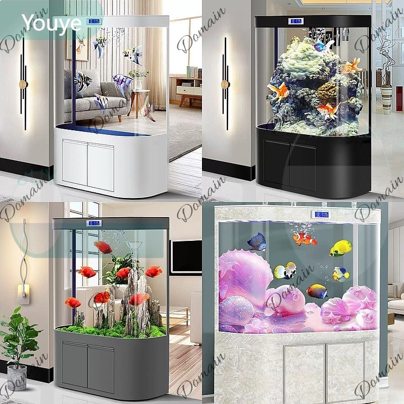 ZL Large Fish Tank Living Room - Aquarium Fish Low Maintenance review and price