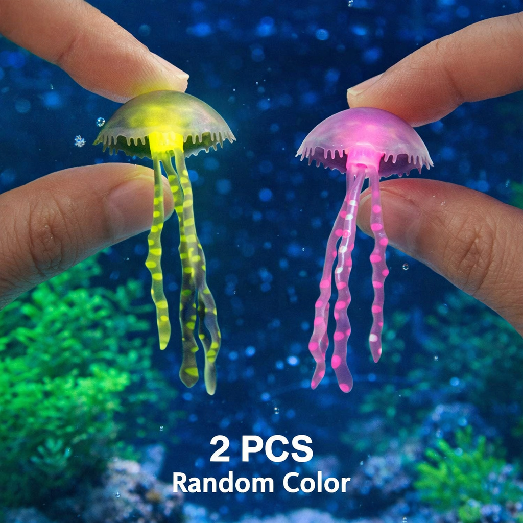 Luminous Simulation Jellyfish  - Fish Toys For Aquarium review and price