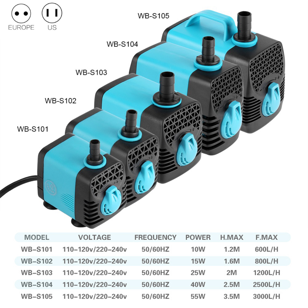 220V Ultra Quiet Submersible W - Aquarium Fish Images review and price