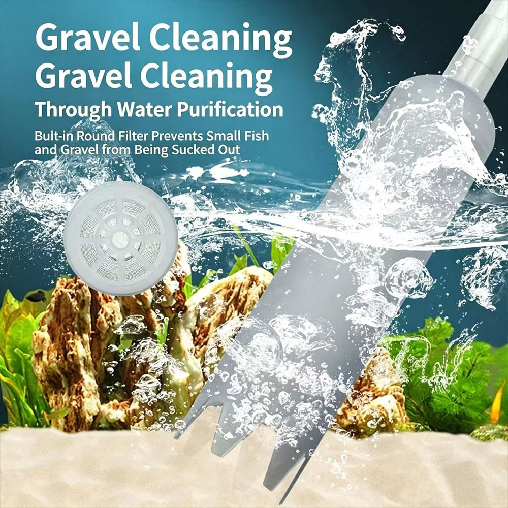 Aquarium Gravel Cleaner Siphon - Gravel Vacuum Cleaner review and price