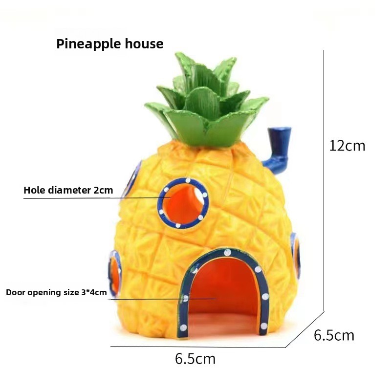 Pineapple House Aquarium Decor - Aquarium Fish Hiding Places review and price