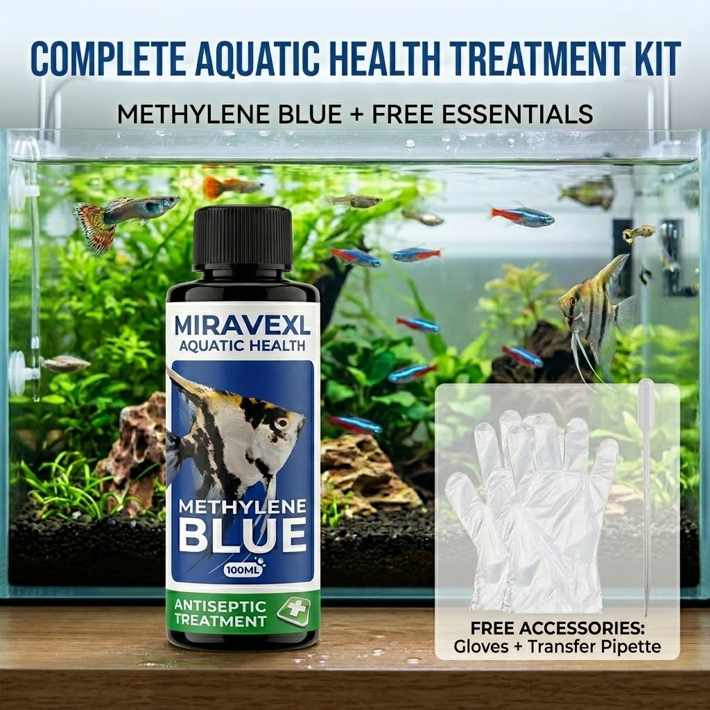 MIRAVEXL 100ml Methylene Blue  - Aquarium Fish Parasites review and price