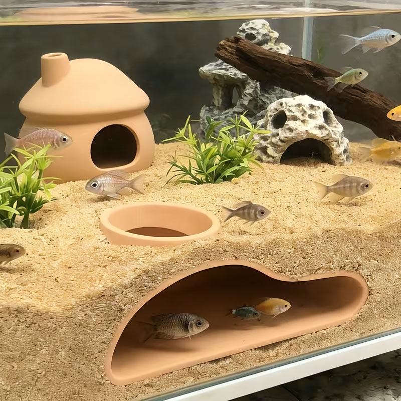 Apcarium Fish Tunnel Hideout | - Aquarium Fish Hiding Places review and price