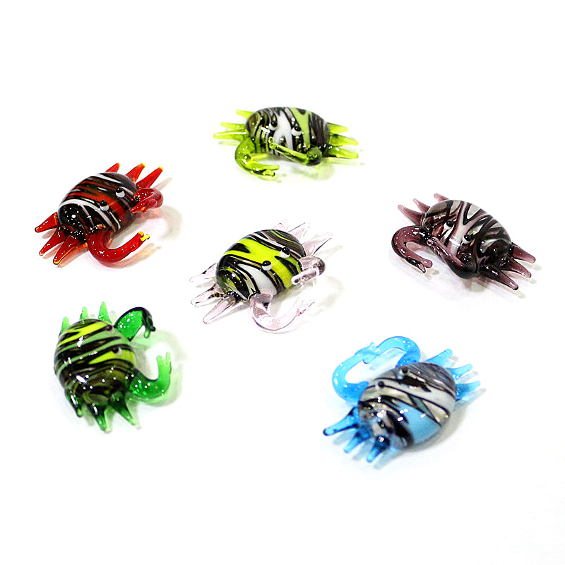 Handmade Cute Mini Glass Crab  - Aquarium Mini Fish review and price