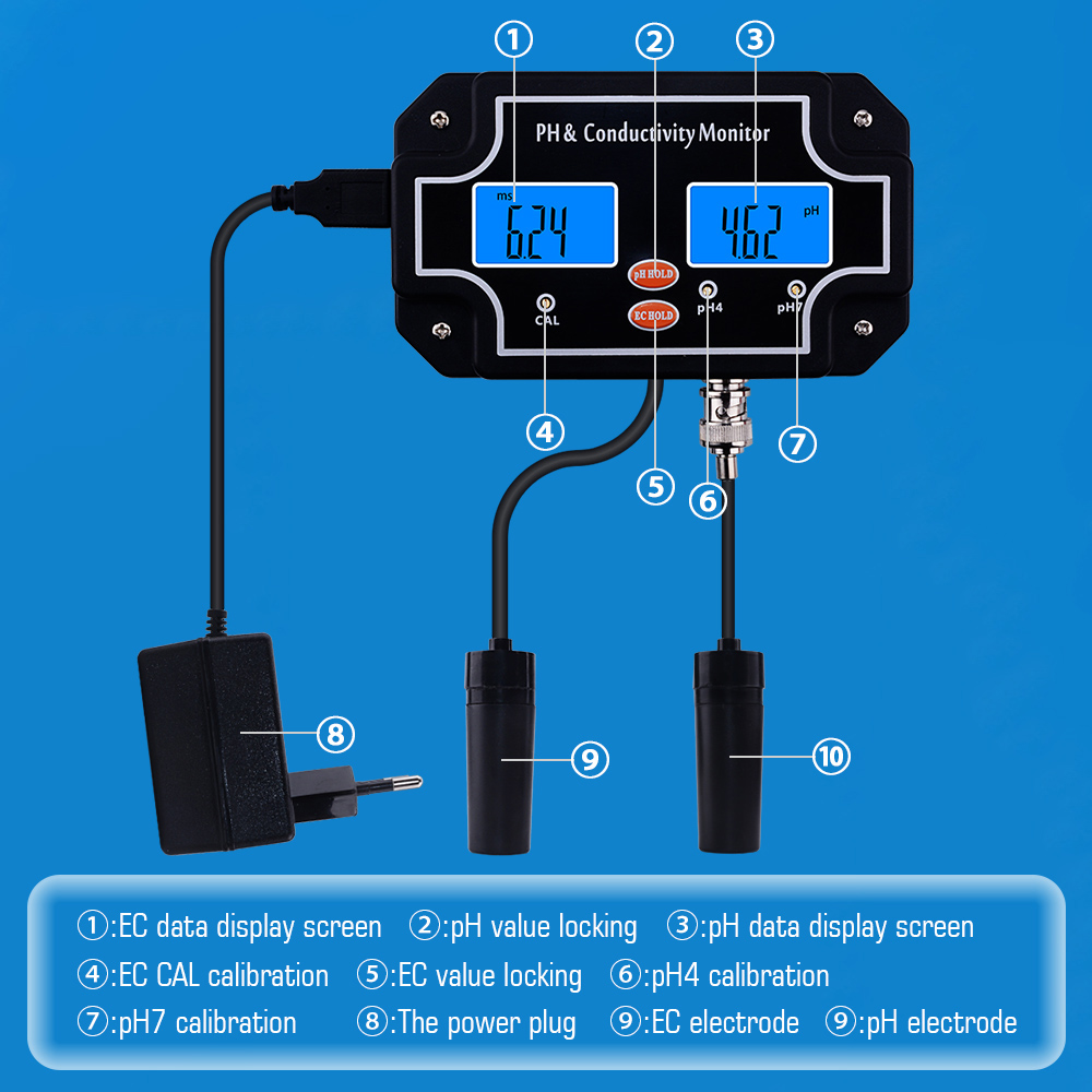 yieryi Digital Online PH/EC Co - Aquarium Fish In Online review and price