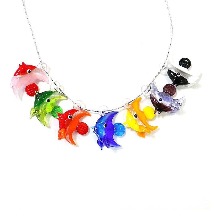 2pcs Mini Fish Glass Pendant C - Aquarium Mini Fish review and price