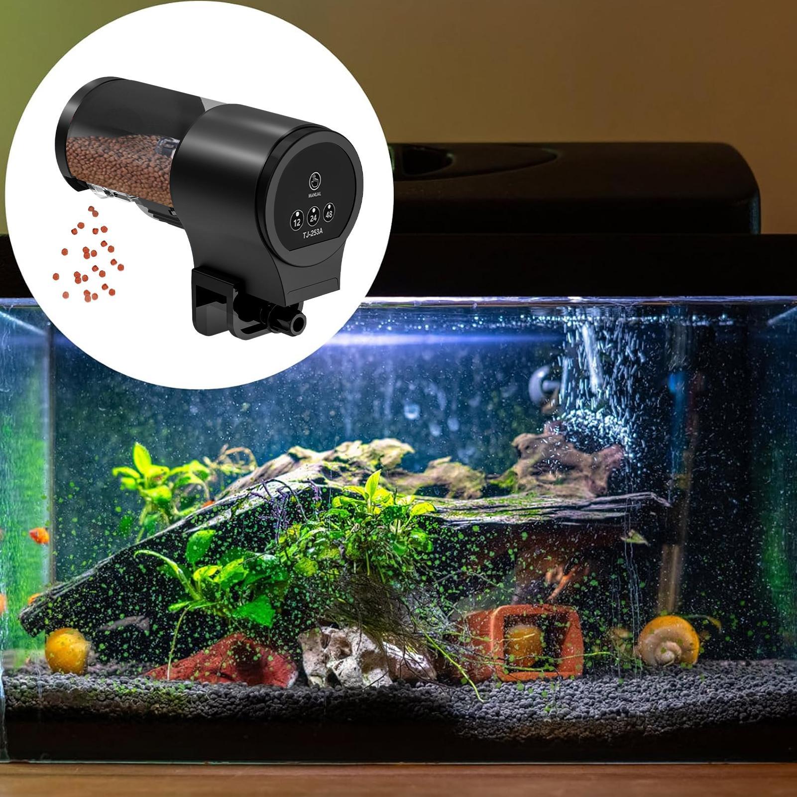Fish Feeder Automatic 100ml Ca - Aquarium Fish Auto Feeder review and price